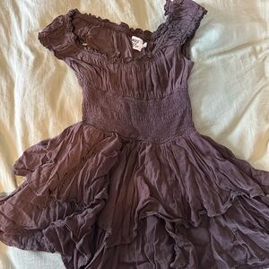Princess Polly brown romper